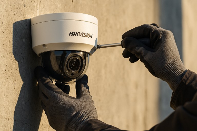 آموزش نصب دوربین مدار بسته به زبان فارسی